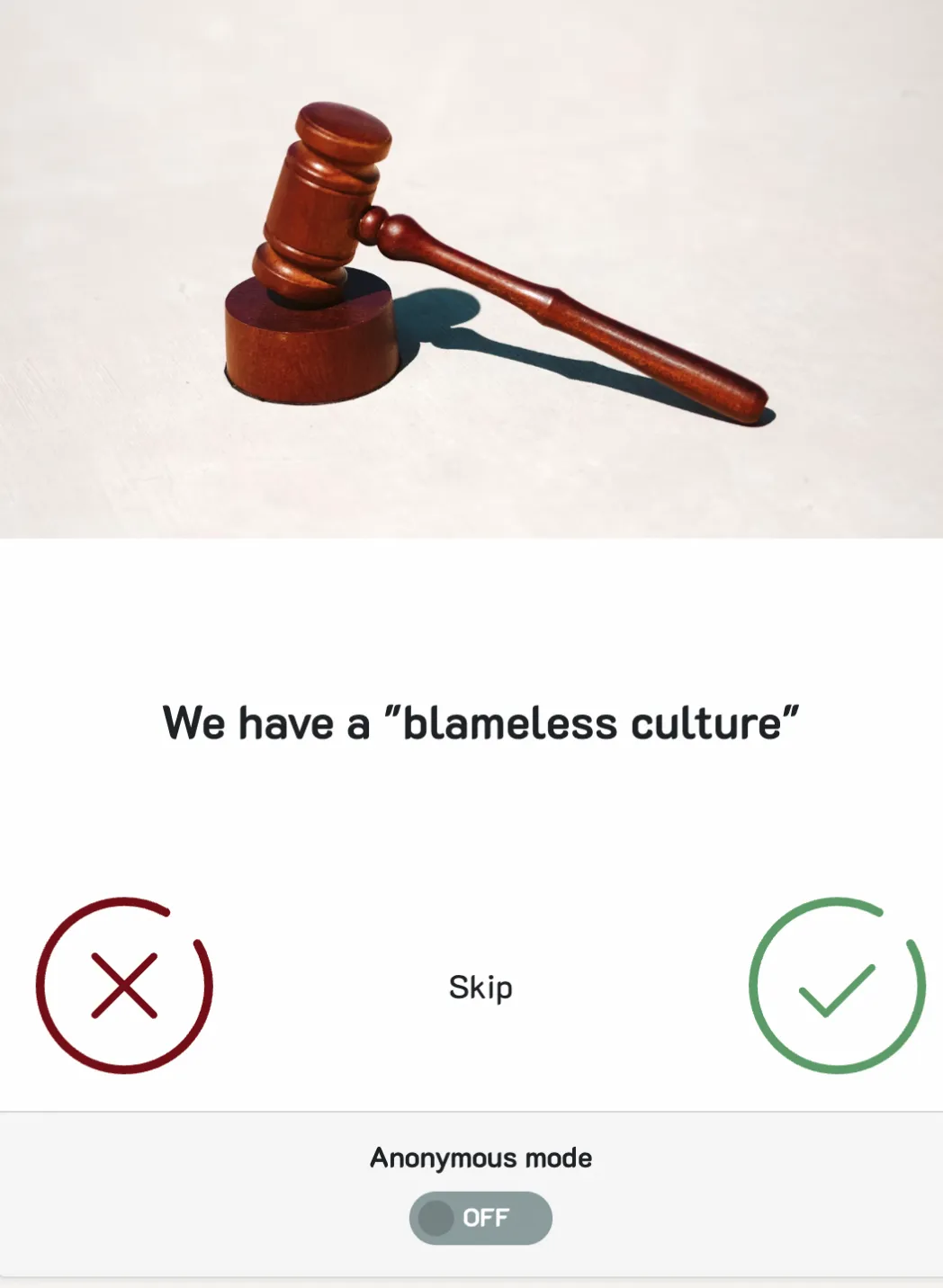 Screenshot of the Human Debt™ solution and psychological safety dashboard